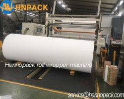 Hennopack Full Auto Woven Fabrics Roll Stretch Wrapper Machine